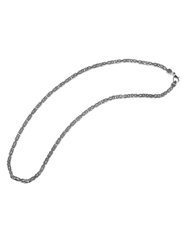 Adeliás Unisex Halskette – Königskette aus 925 Silber 50 cm in silber