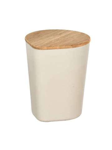 Wenko Aufbewahrungsbehälter BONDY, 0,75 L in Beige, (B) 10,5 x (H) 13 x (L) 10,5 cm