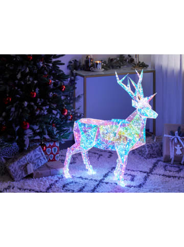 Beliani LED Deko POLARIS in Bunt - (W) 80 x (H) 90 x (L) 27 cm