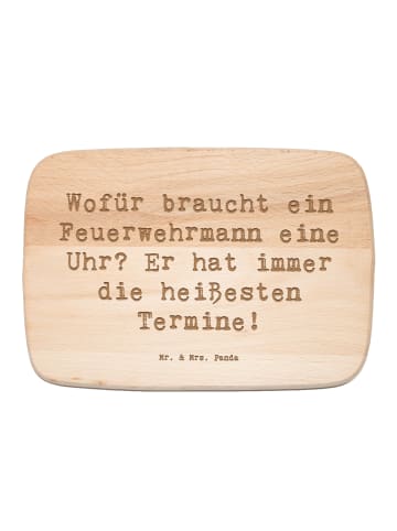 Mr. & Mrs. Panda Küchenbrett Spruch Feuerwehrmann Termine mit Sp... in Transparent