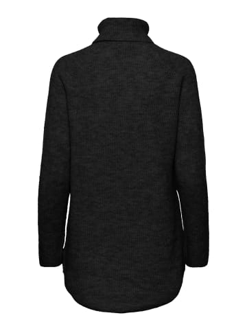 Pieces Strickpullover in Black