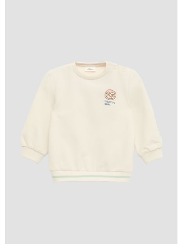 s.Oliver Sweatshirt in 0330_wollweiß