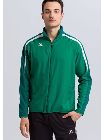 erima Liga 2.0 Praesentationsjacke in smaragd/vergreen/weiss