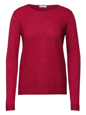 Cecil Strukturpullover in Rot