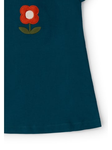 Little Green Radicals Boatneck-Tunikakleid in Blau