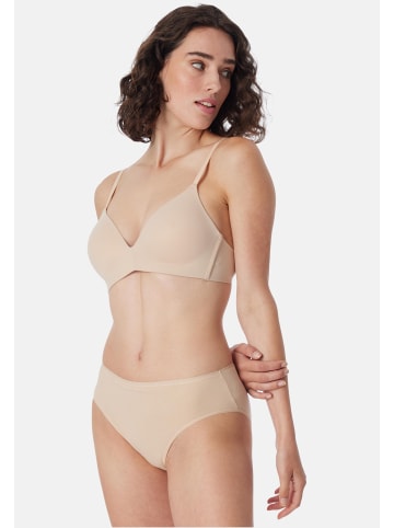 Schiesser Slip Essentials Cotton in Schwarz / beige