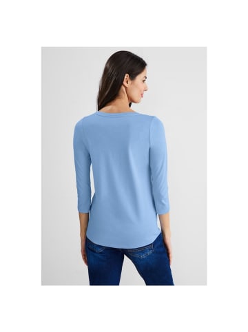 Street One Langarmshirt in bay blue