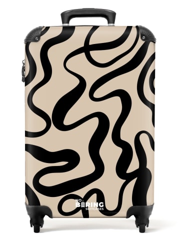 NoBoringSuitCases Suitcase, Koffer, Reisekoffer Abstrakte Wellen