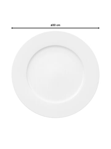Villeroy & Boch 6er Set Gourmetteller Royal in Weiß ø 30.0 cm in weiß