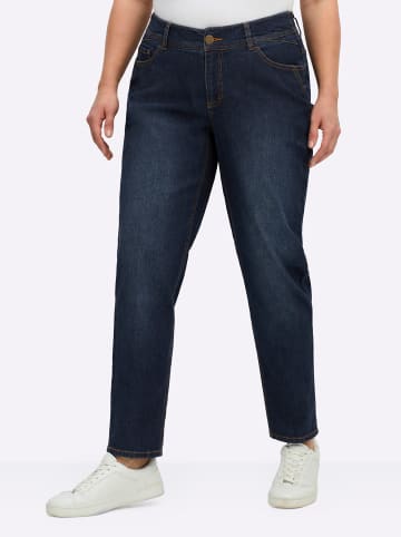 sheego Jeans in dark blue used