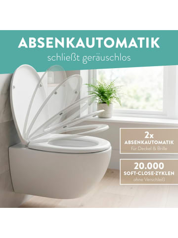 Benkstein WC-Sitz Oval weiß  Weiß