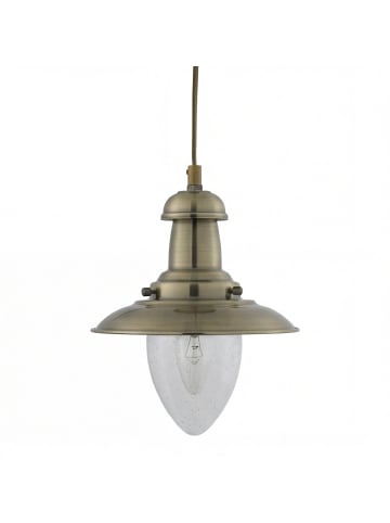Licht-Erlebnisse Pendelleuchte (B)18 x (L)18 x (T)95 cm in BronzeBronze