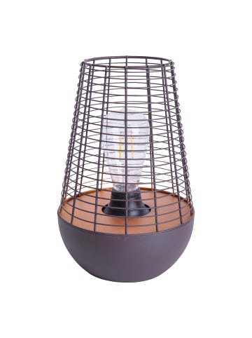 näve LED Solarleuchte "BALUMO" in schwarz - (L)18 cm x (B)18 cm x (H)27 cm