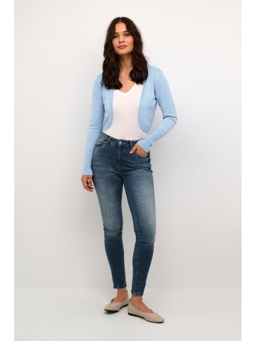 CULTURE Strickjacke CUannemarie Classic fit in Cashmere Blue Melange