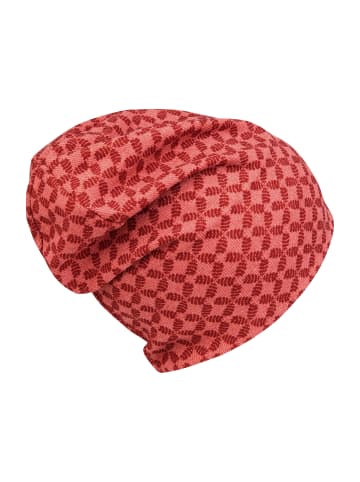 Sterntaler Beanie graphisch in hellrot
