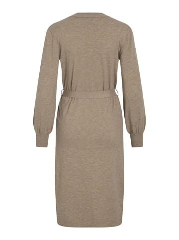 Vila Strickkleid in Natural Melange