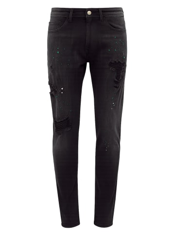 2Y Premium 2Y Premium 2Y Premium Lino  Skinny Jeans in black