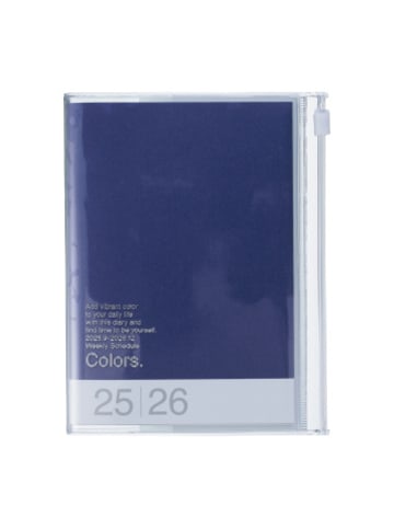 Marks Europe Kalender - MARK'S 2025/26 Taschenkalender, A6 Colors, Purple
