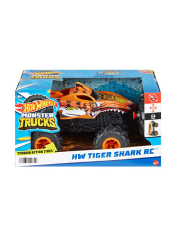 Mattel Spielzeug - Hot Wheels Monster Trucks RC 1:24 Tiger Shark