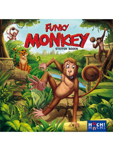 HUCH! Familienspiel Funky Monkey in Bunt
