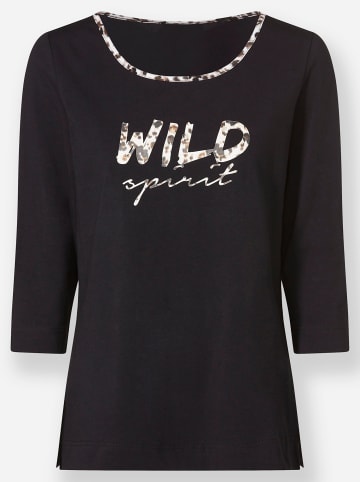 Heine 3/4-Arm-Shirt in schwarz