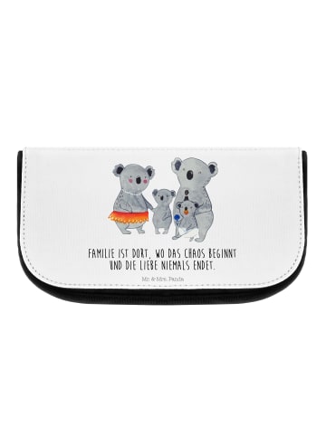 Mr. & Mrs. Panda Make-up Täschchen Koala Familie mit Spruch in Weiß