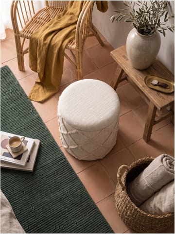 KADIMA DESIGN Sitzhocker Baumwollstoff, handgefertigt, Boho, für Wohnzimmer