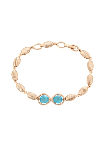 gaya Women Bracelet in Rose Gold Turquoise