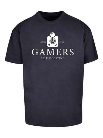 F4NT4STIC T-Shirt Gamers Self Isolating Retro Gaming SEVENSQUARED in marineblau