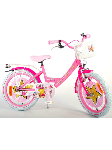 Volare Kinderfahrrad LOL Surprise für Mädchen 18 Zoll Kinderrad für Pink 3 Jahre