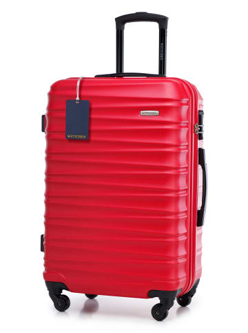 Wittchen MEDIUM SUITCASE FROM ABS WITH LUGGAGE TAG in Red