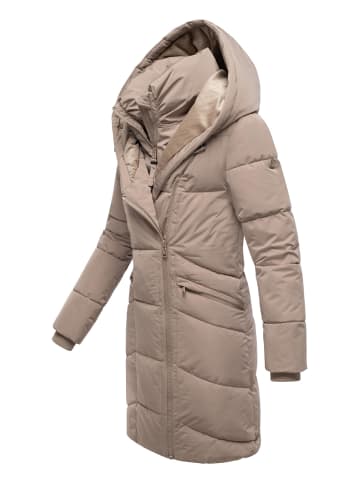 Marikoo Steppmantel Virenaa 16 in Taupe Grey