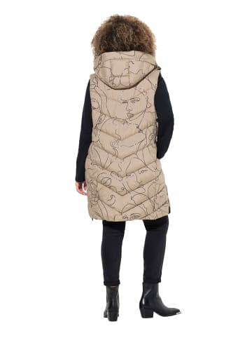 Ulla Popken Steppweste in mocha
