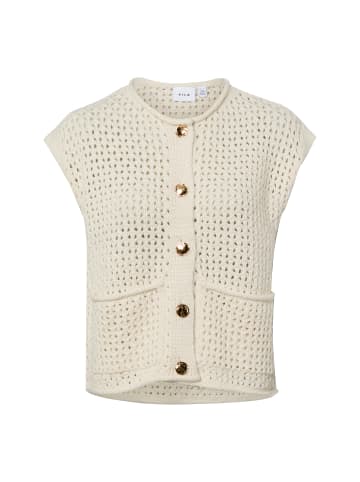 Vila Strickweste VIFiluca in beige - 0001