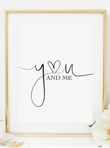 Tales by Jen Poster / Kunstdruck "You and me" I Ohne Rahmen