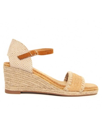 Montevita Sandaletten SPARTO Keilabsatz Cunenew in Beige