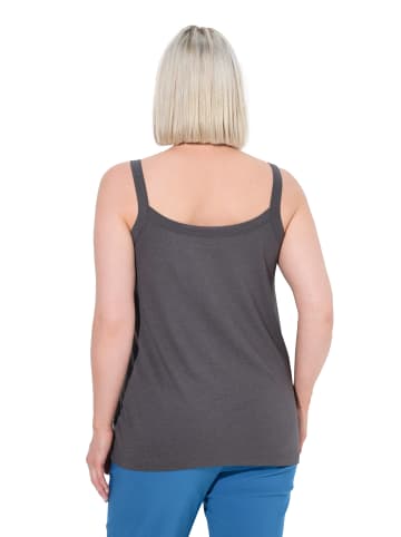 Ulla Popken Strick-Top in graphitgrau