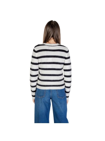 Morgan de Toi Weiß Marabu Strickjacke