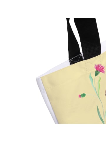 Mr. & Mrs. Panda Shopper Tasche Hase Sitzen ohne Spruch in Gelb Pastell