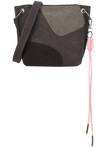 Fritzi aus Preußen Schultertasche Fritzi03 Limited Happy Flocked Jive Soft Berry in Dunkelbraun