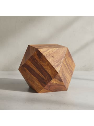 KADIMA DESIGN Couchtisch | Sheesham, 57x42.5x57cm, Diamantform