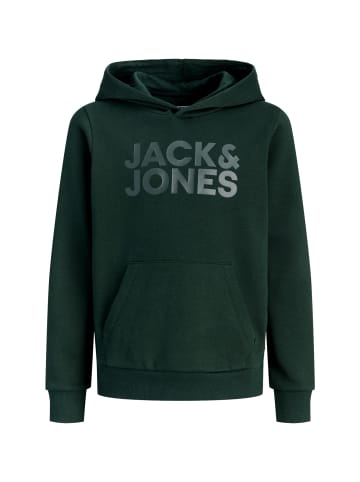 JACK & JONES Junior Hoodie 'Corp Logo' in grün