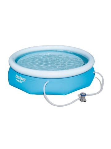 Bestway Bestway® Fast Set™ Aufstellpool-Set mit Filterpumpe Ø 366 x 76 cm, blau, rund in Blau ab 3 Jahre