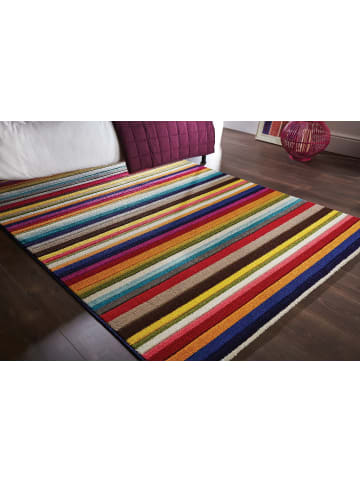 KADIMA DESIGN Luxuriöser pflegeleichter Teppich mit Streifenmuster