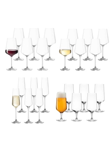 LEONARDO 24er Set Gläserset Puccini transparent in transparent