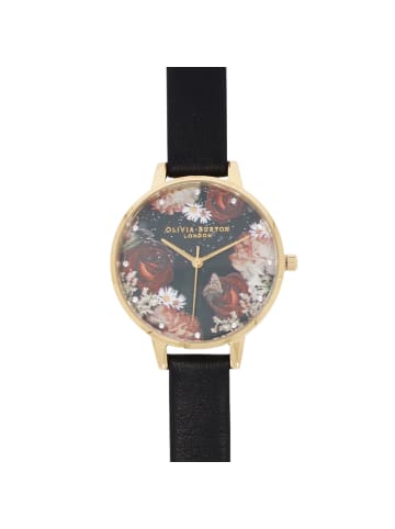 Olivia Burton Damenuhr "Winter Blooms OB16WG74" in Schwarz