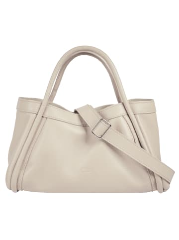 Cluty Handtasche 2 in 1 echt Leder in beige
