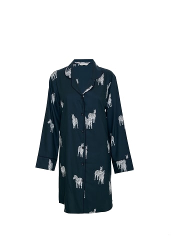 Cyberjammies Blake Zebra Nightshirt in dark green