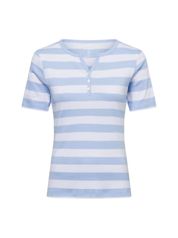 brookshire T-Shirt in hellblau weiß - 0008