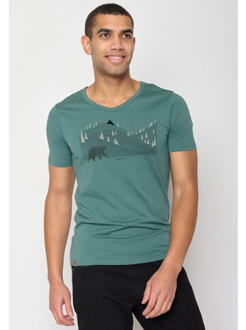 GreenBomb T-Shirt Animal Bearland in Tief Salbei
